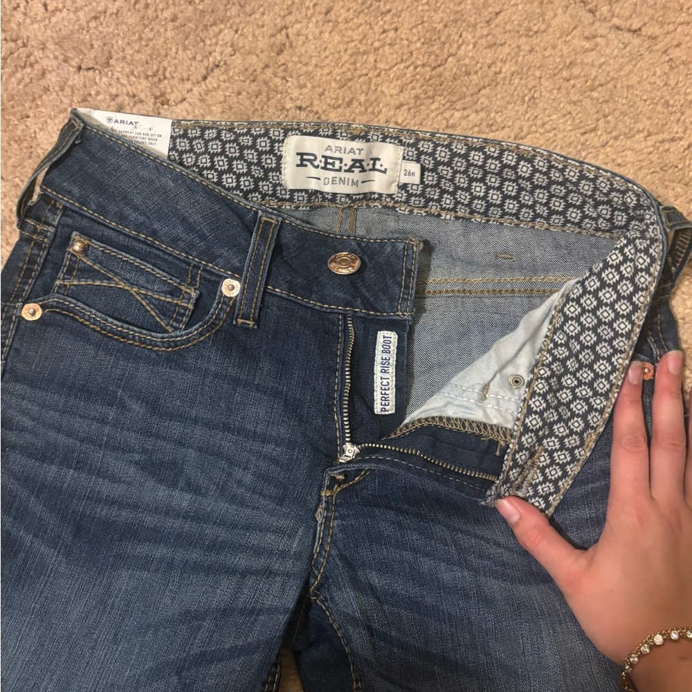 Ariat Women's Dark Blue Boot Cut Jeans